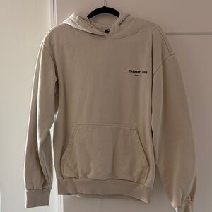 TALENTLESS Beige Hoodie for Men